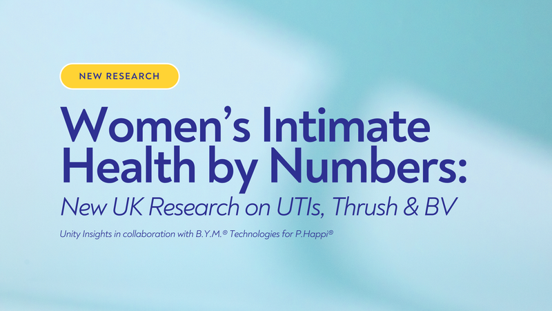 Women’s Intimate Health by Numbers: New UK Research on UTIs, Thrush & BV