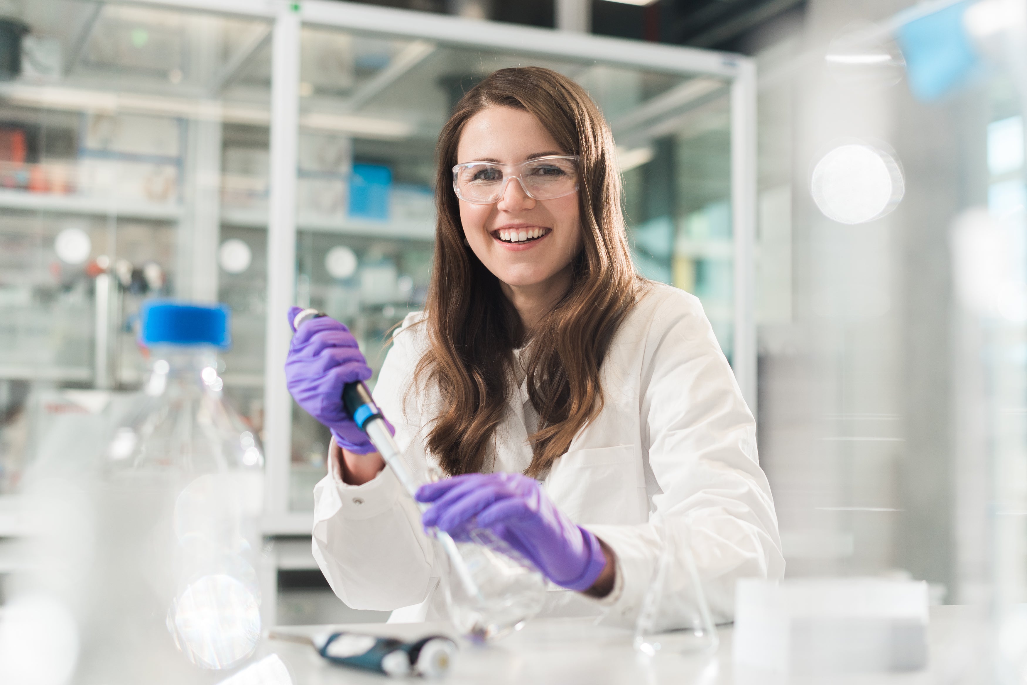 dr chiara board in the lab